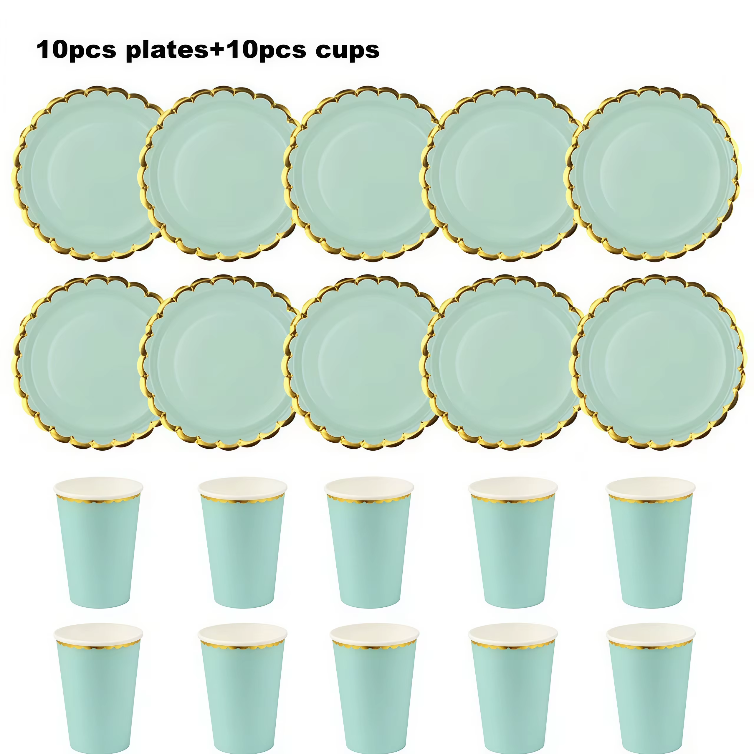 Assiettes en papier jetables pour fête