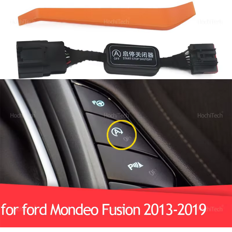 Dispositif d'annulation du système de démarrage et d'arrêt automatique du moteur de voiture, capteur de contrôle, câble d'arrêt pour Ford Mondeo Fusion MK5 2013-2019