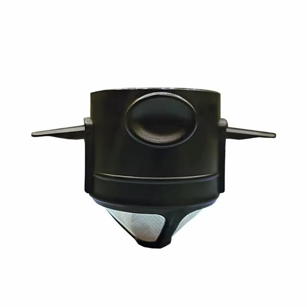 Filtre à café portable pliable réutilisable avec maille double couche pour infusion par déversement sans papier