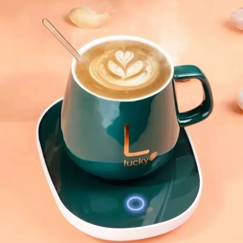 Tasse auto-chauffante intelligente avec 55 ° C température constante. Coffret cadeau