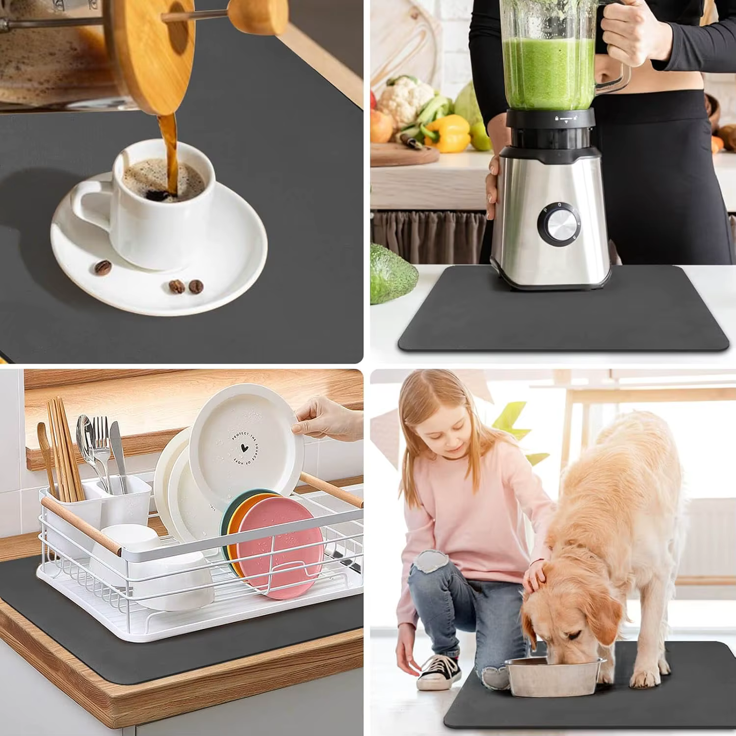 Tapis de séchage de vaisselle