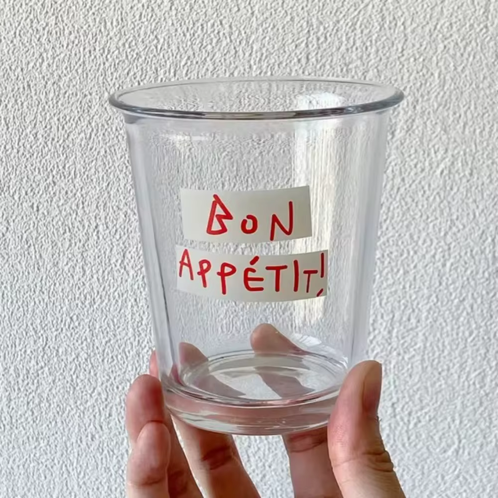 Cadeau tasse en verre Transparent 350ML
