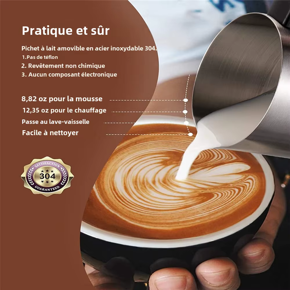 DEVISIB 4-en-1 Mousseur à Lait existent Électrique