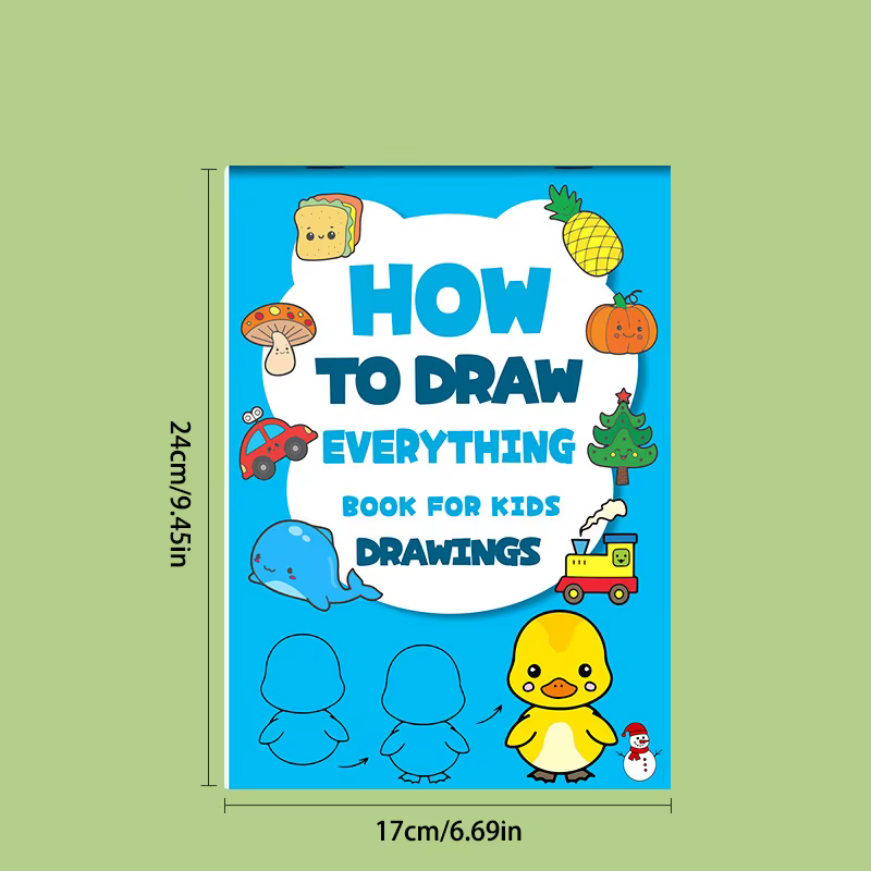 Livre d'activités de dessin pour enfants : Apprenez à dessiner tout-en-un, un livre facile pour débutants pour améliorer les compétences et la créativité des enfants
