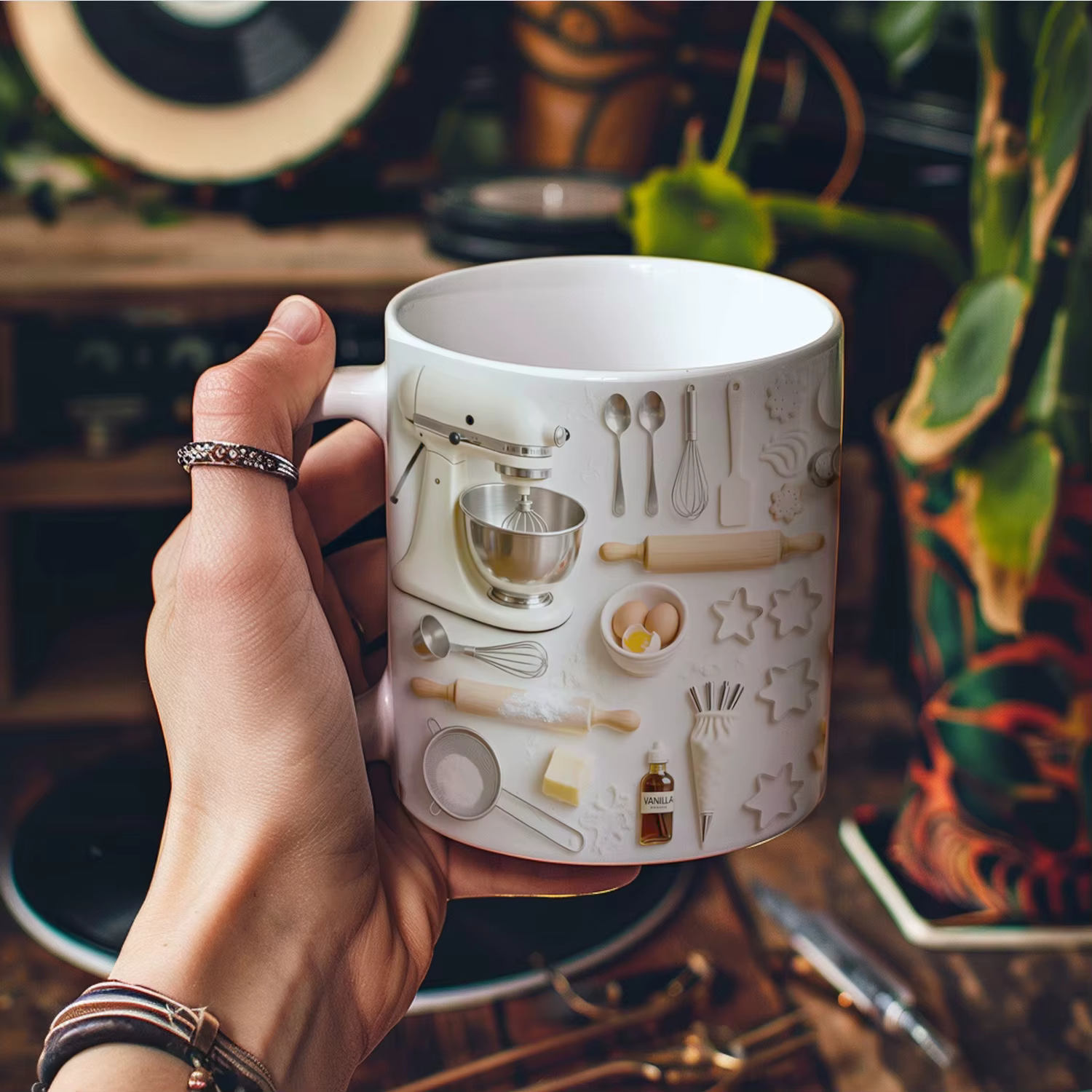 Mug à café personnalisé avec le nom du chef - Cadeau unique pour les professionnels de la pâtisserie et les artistes culinaires