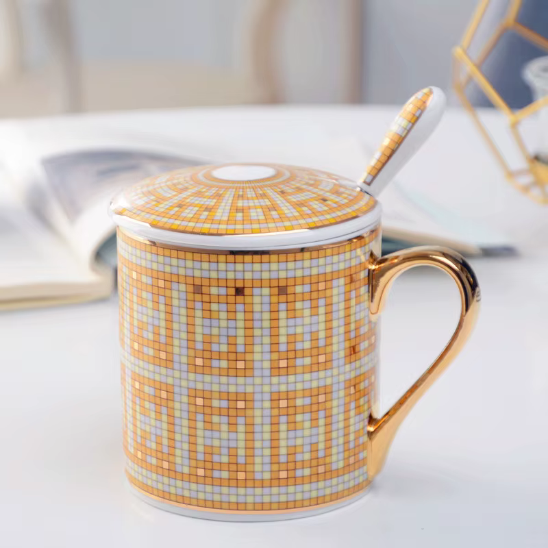 Tasse à café en céramique de style britannique créatif