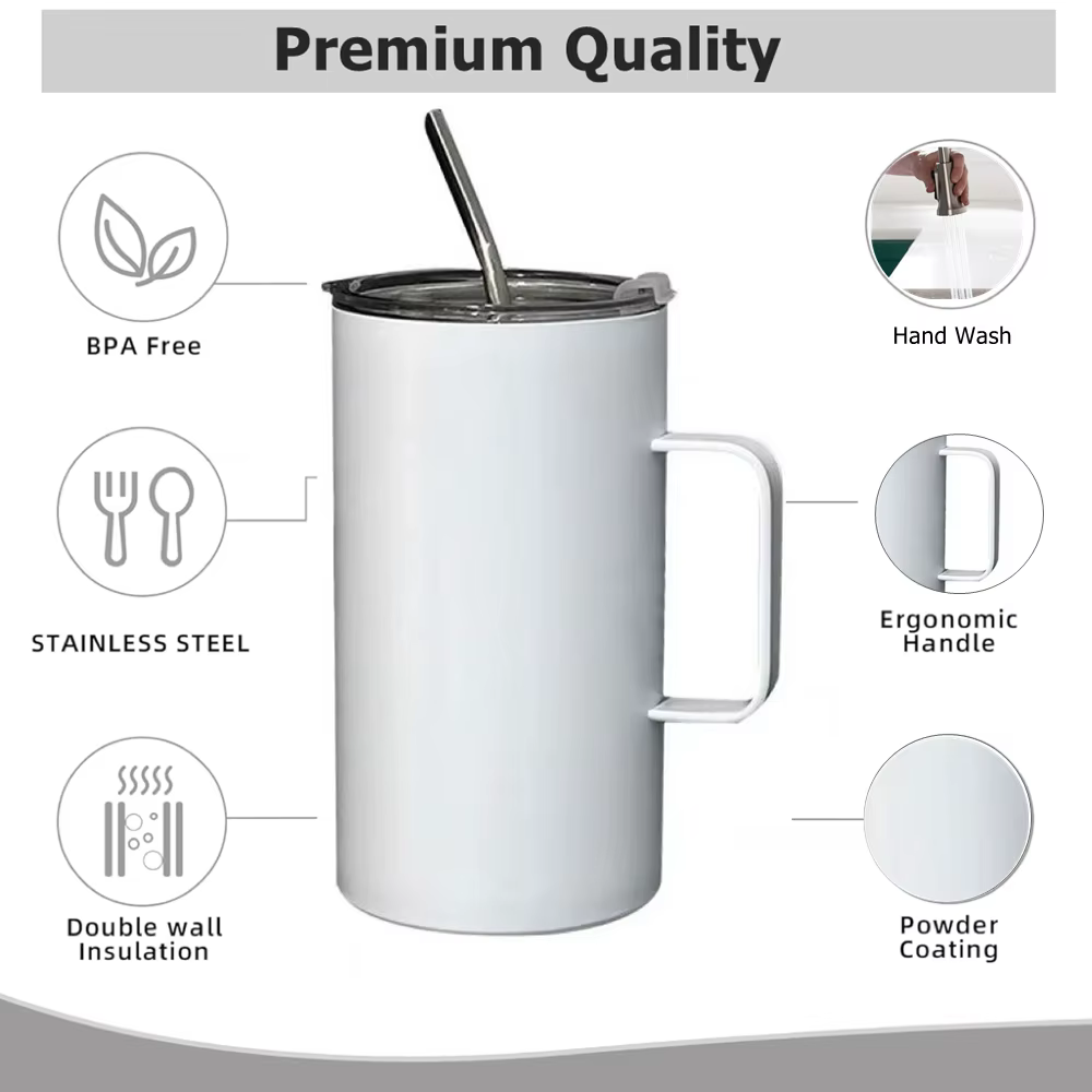Tasse à café isolée avec couvercles