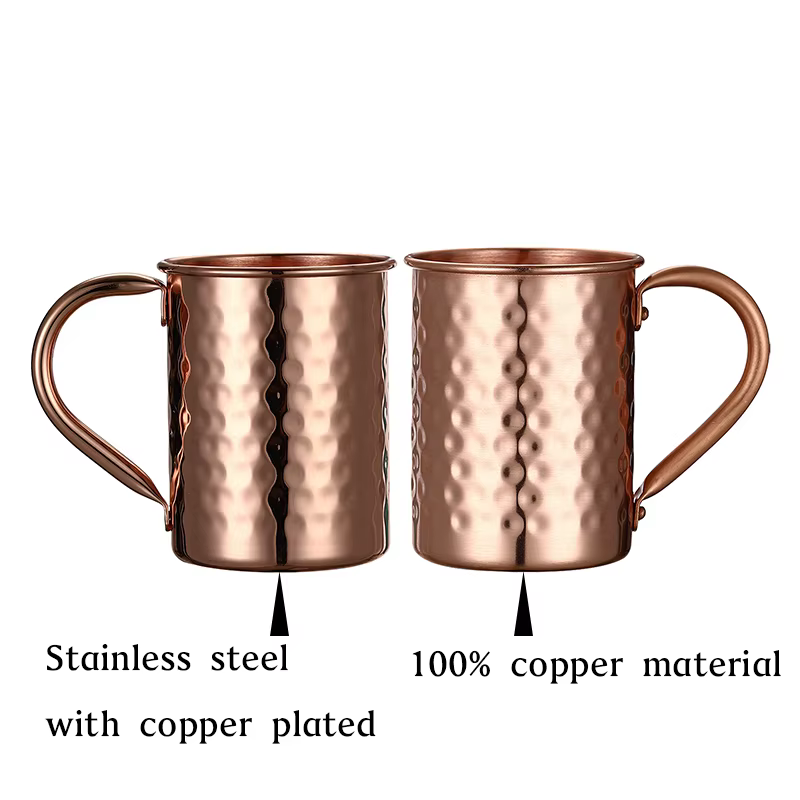 Mug Moscow Mule en cuivre pur 400 ml (13