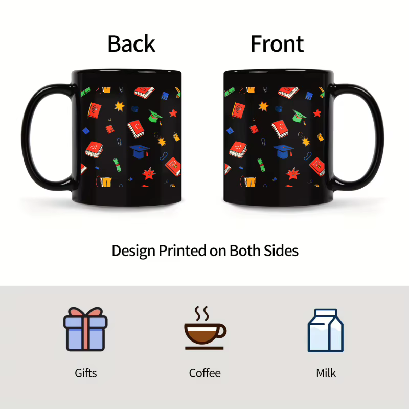 Tasse en céramique noire