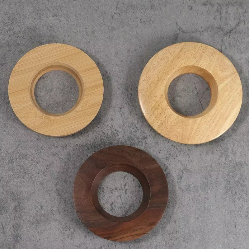 Support de filtre à café en bois durable pour Origami