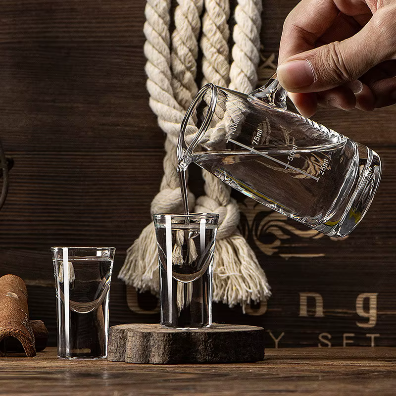 Ensemble de verres transparents de 15ml