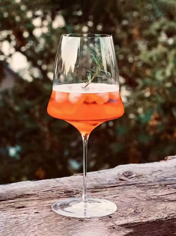 Verre à vin en cristal de qualité supérieure de luxe de Style Josephinen