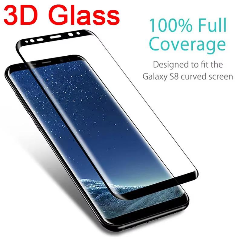 Verre trempé pour Samsung galaxy S10 5G S9 S8 Plus S7 S6 Edge Plus S10E 20D Film de protection d'écran de téléphone complet incurvé