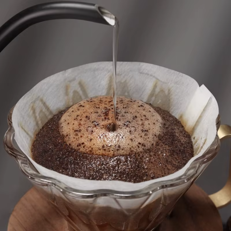 Papier filtre à café, filtre en papier conique jetable
