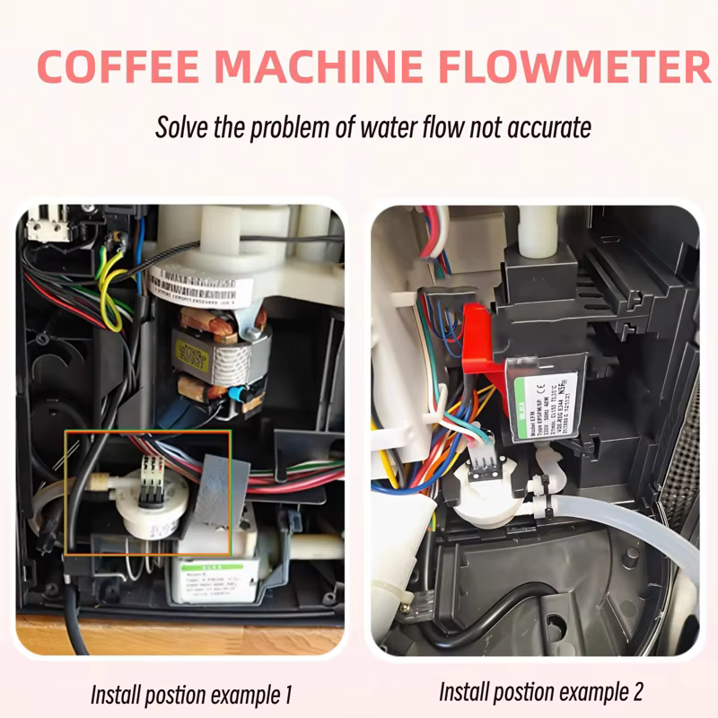 Débitmètre volumétrique à turbine pour machine à café