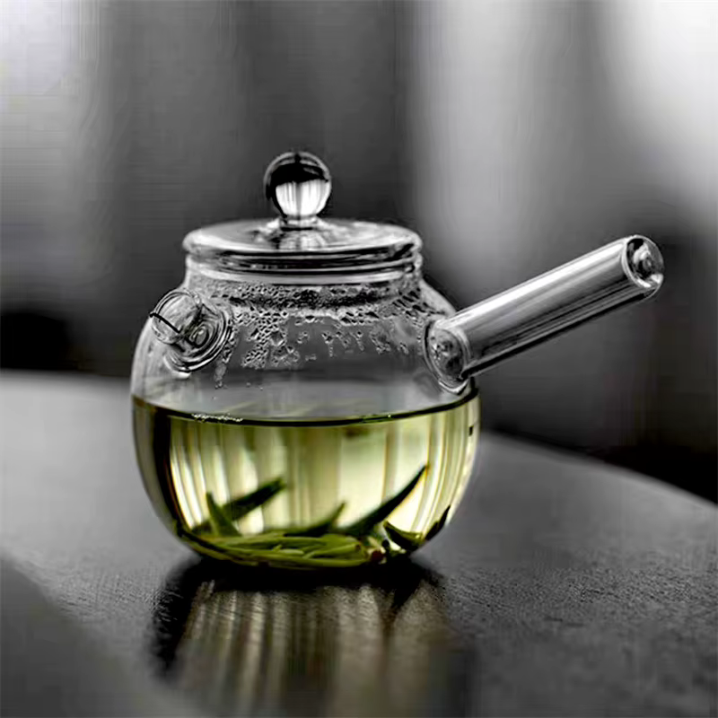 Théière en verre de style japonais avec filtre