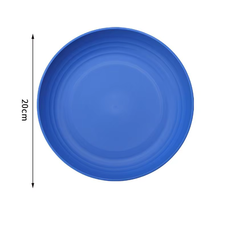 Assiettes rondes en plastique PP