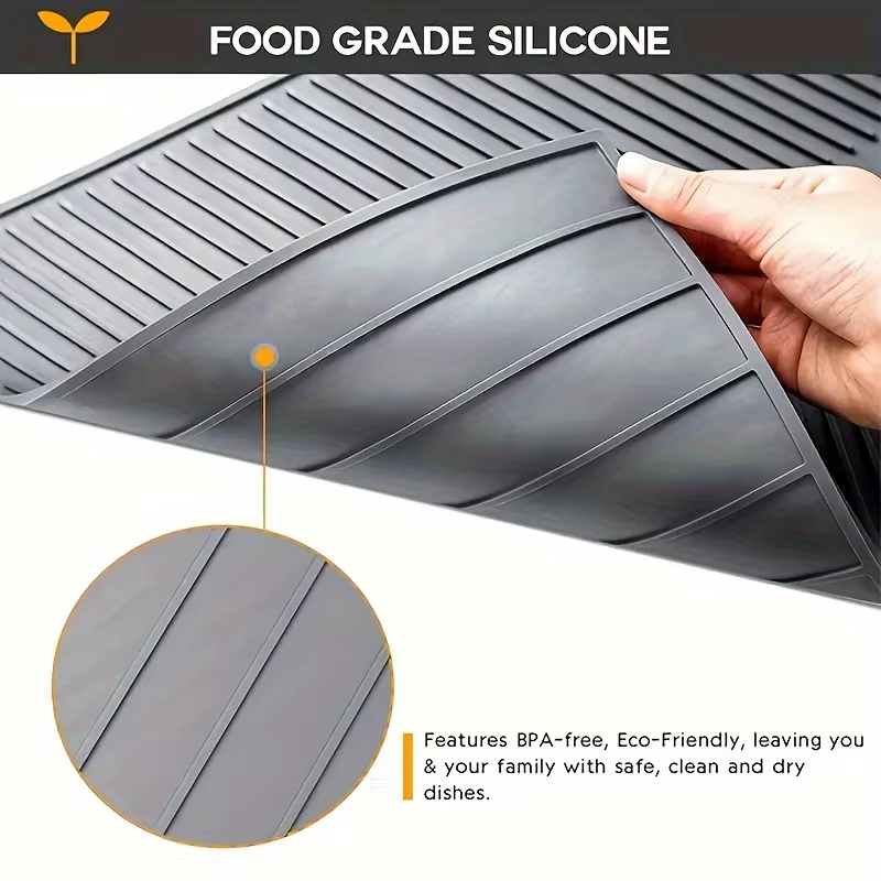 Tapis de drainage en silicone