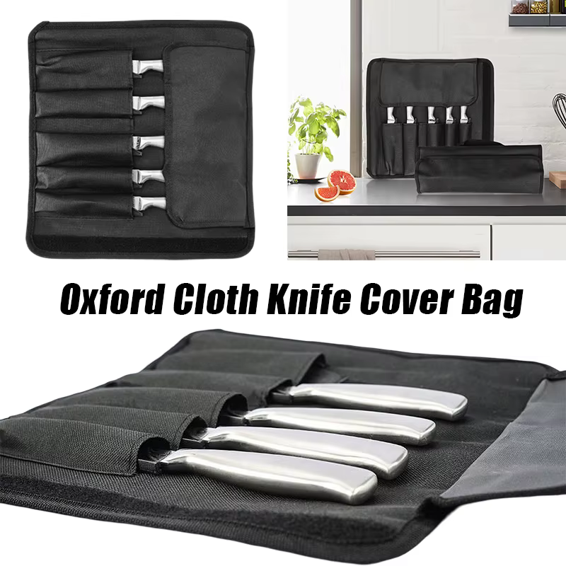 Sac à couteaux de Chef Portable multifonctionnel noir