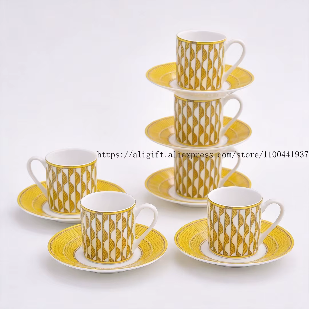 Tasses à café en céramique européennes d'italie