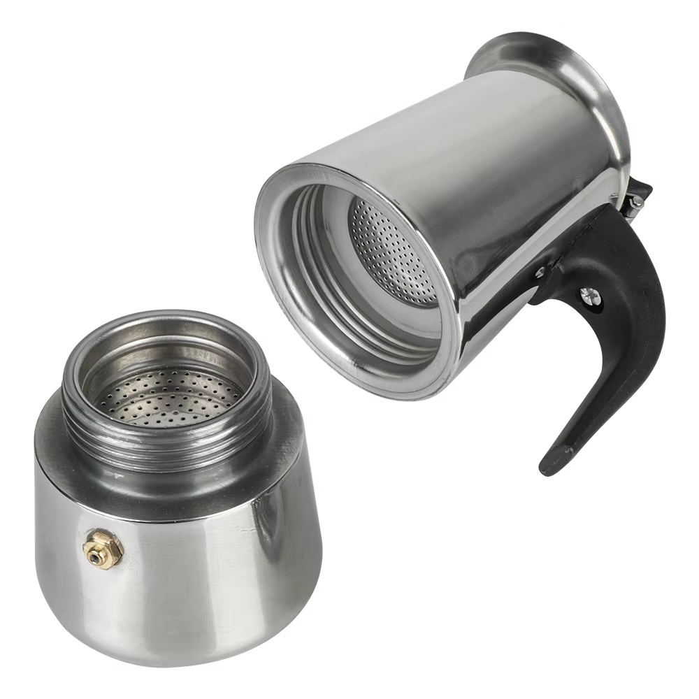 Cafetière Moka en acier inoxydable