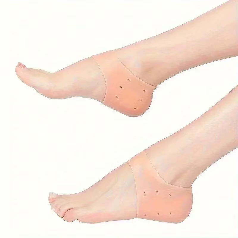 Coussin de talon en Gel, 2 pièces, protection du talon pour la fasciite plantaire, tendinite d'achille, éperon osseux, soulage la douleur des pieds, outils de pédicure