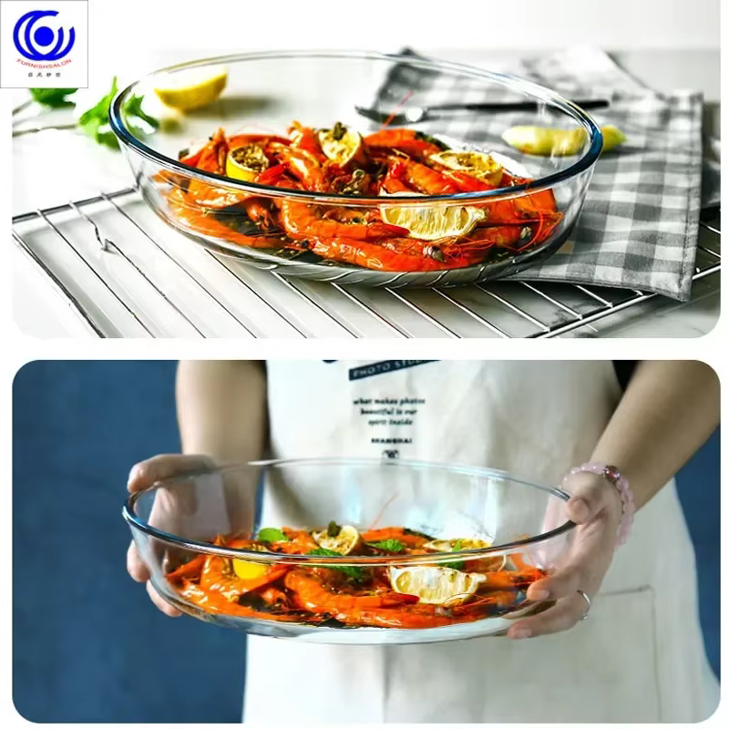 Pio de cuisson en verre trempé de grande capacité