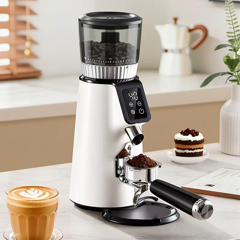 Moulin à café électrique automatique pour expresso - Usage commercial et domestique avec dosage précis