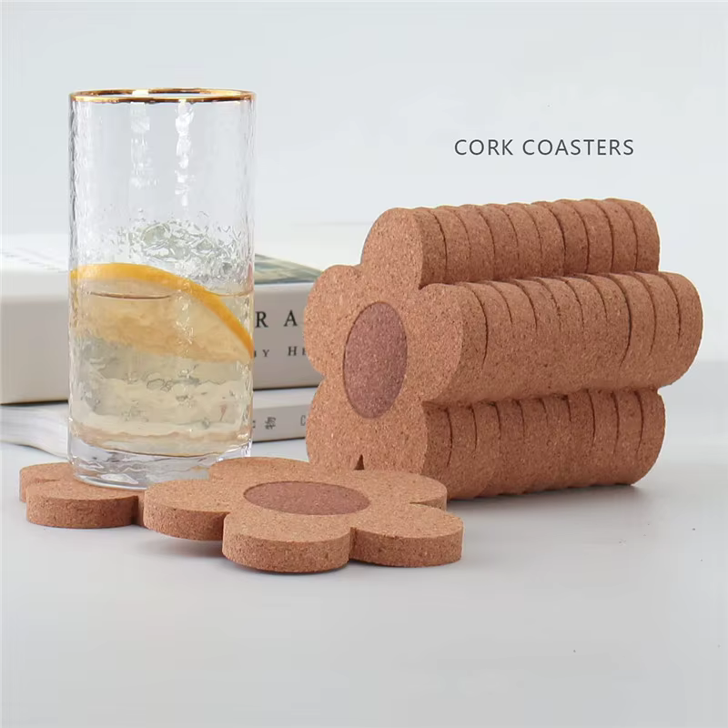 200 pièces sous-verres en liège boissons dessous de verre réutilisable