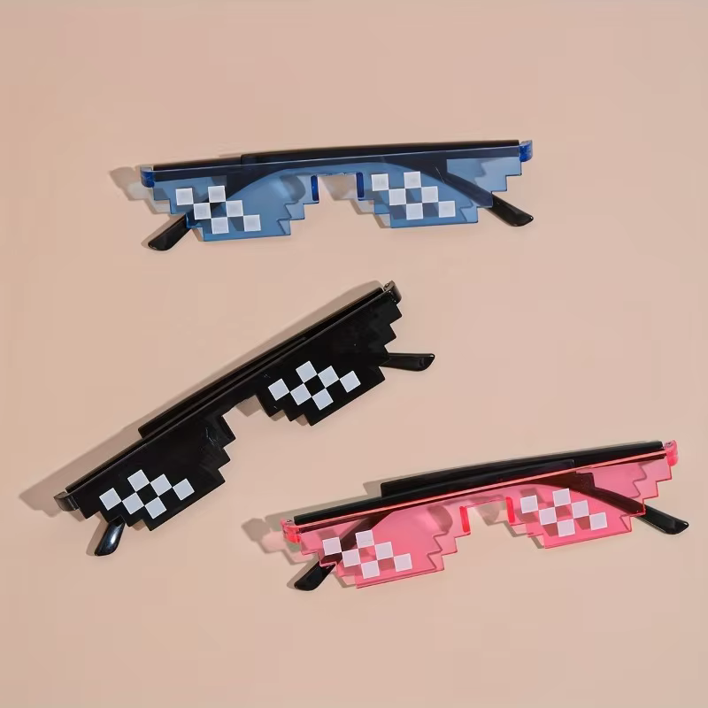 Lunettes de fête en mosaïque personnalisée