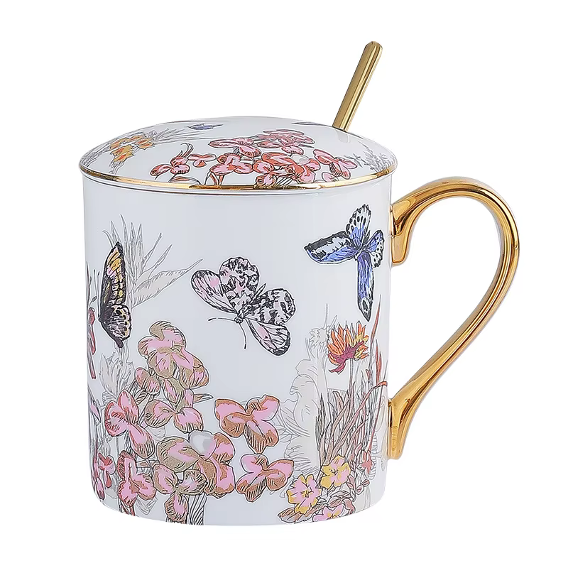 Tasse papillon bleu britannique