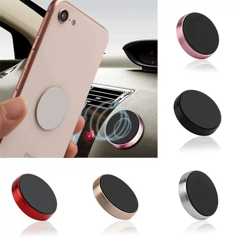 Support de téléphone magnétique pour voiture support de téléphone de voiture universel pour iPhone Xiaomi Huawei Samsung tableau de bord mural autocollant magnétique de voiture