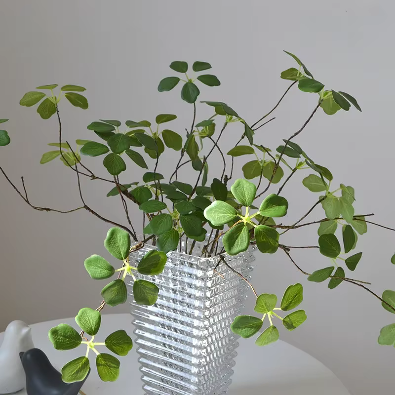 Plante artificielle de feuille de Lotus Guanyin