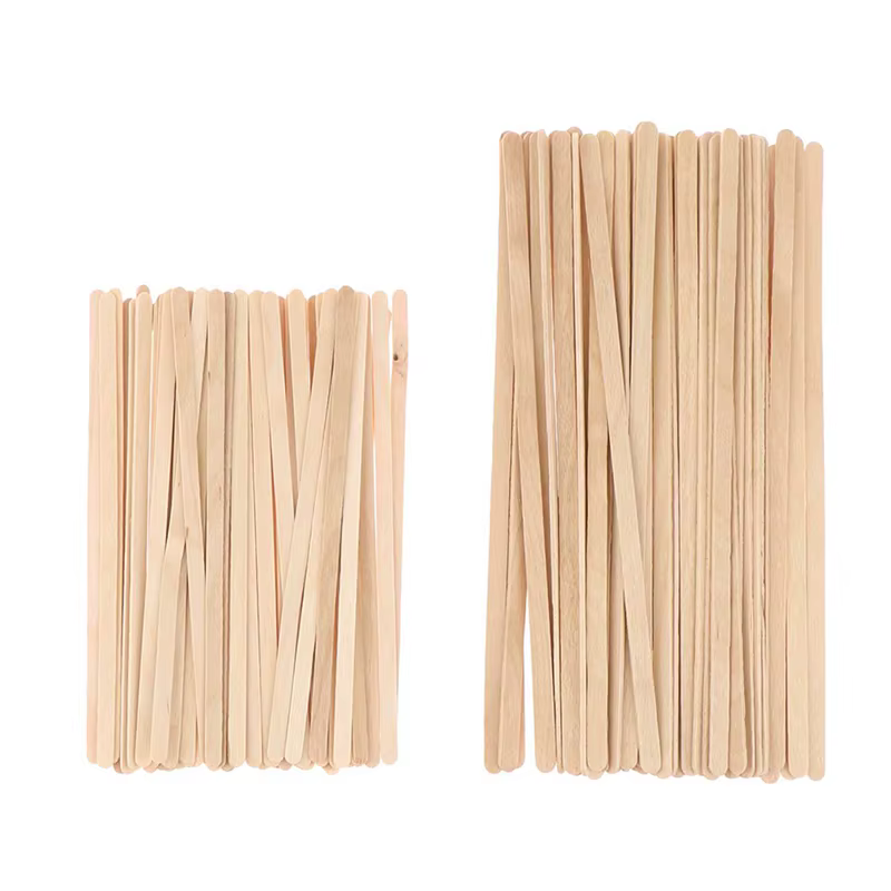 Bâtonnets de café jetables en bois