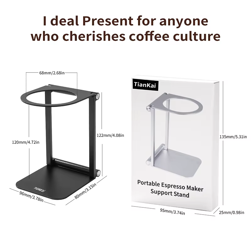 Support pliable pour machine à café