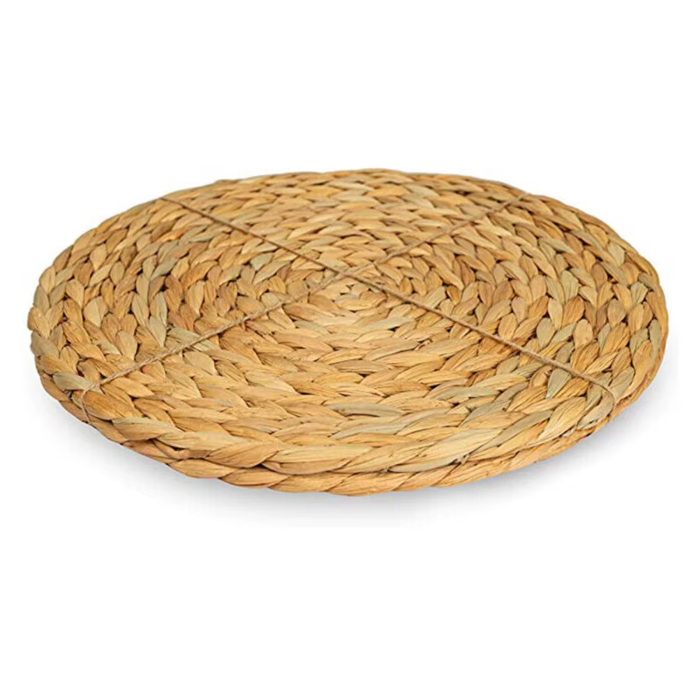 Natual paille tissage rotin napperons ronds tasses tapis Table à manger décor à la maison