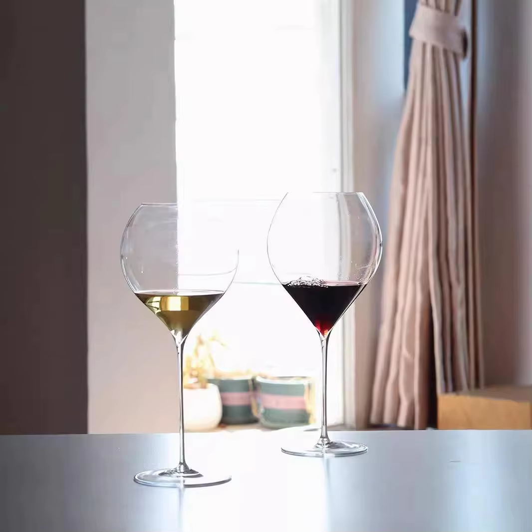 Grands verres à vin rouge transparents Ultra-fins de 500ml