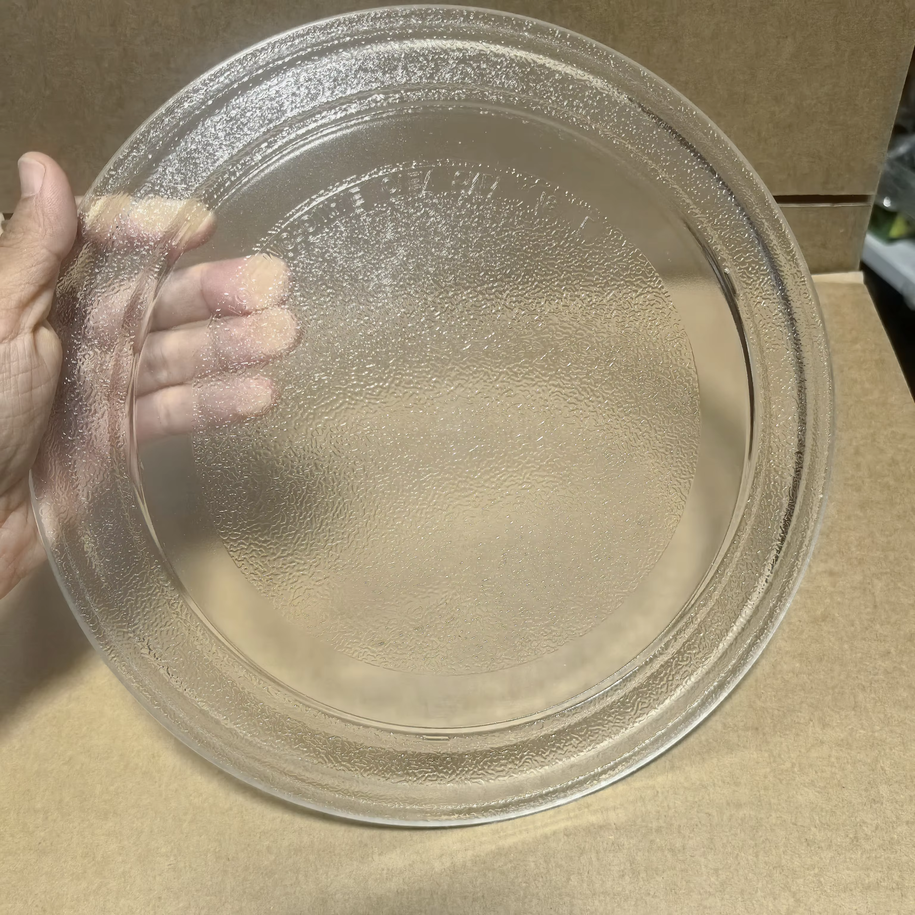Plateau plat en verre pour four à micro-ondes