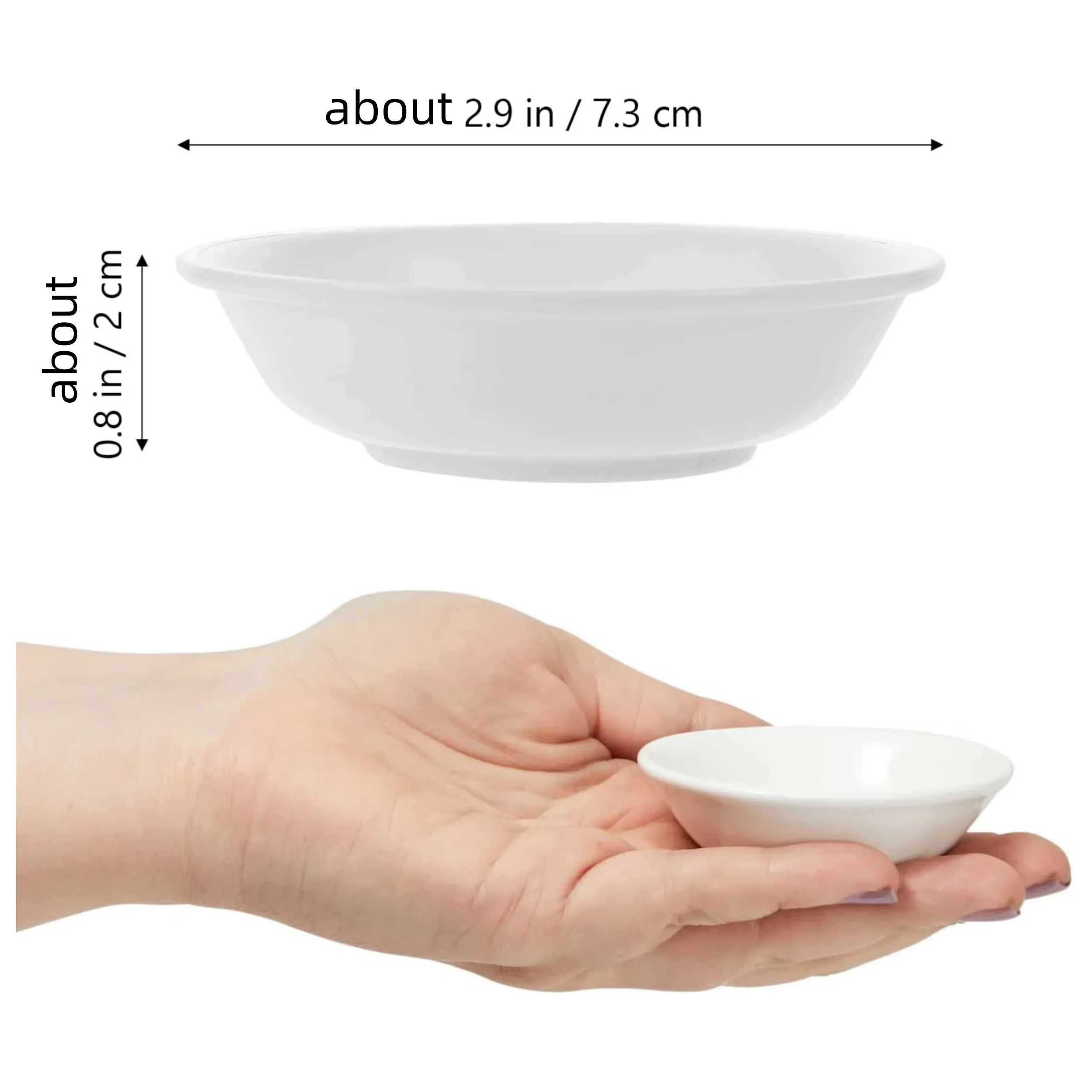 Ensemble de plats à Sauce soja de 1.5 Oz