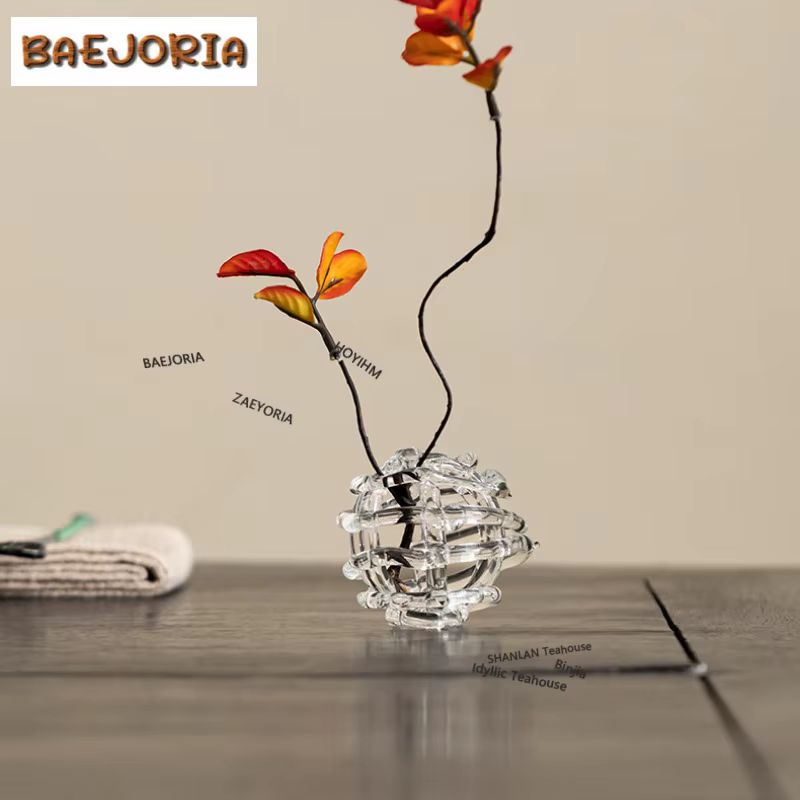 Vase en verre créatif pour la décoration intérieure