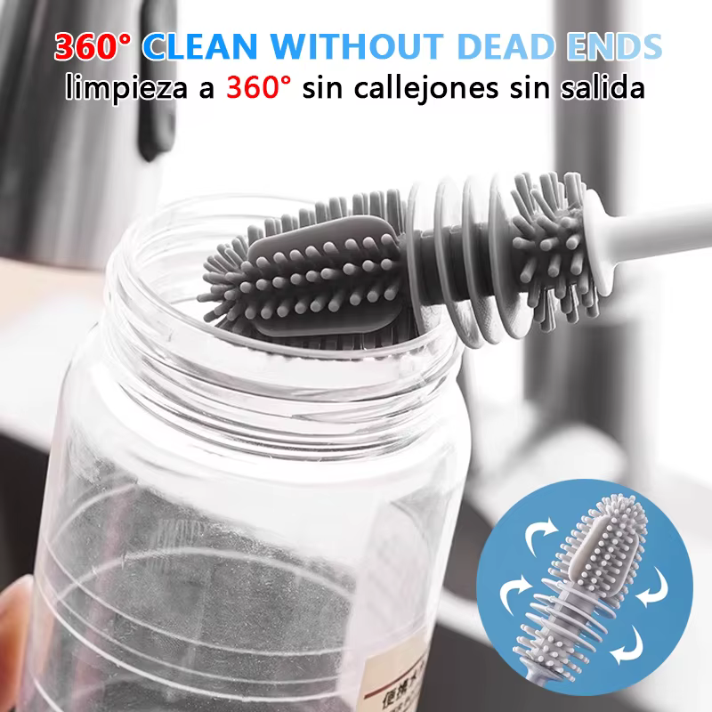 Brosse à biberons en Silicone