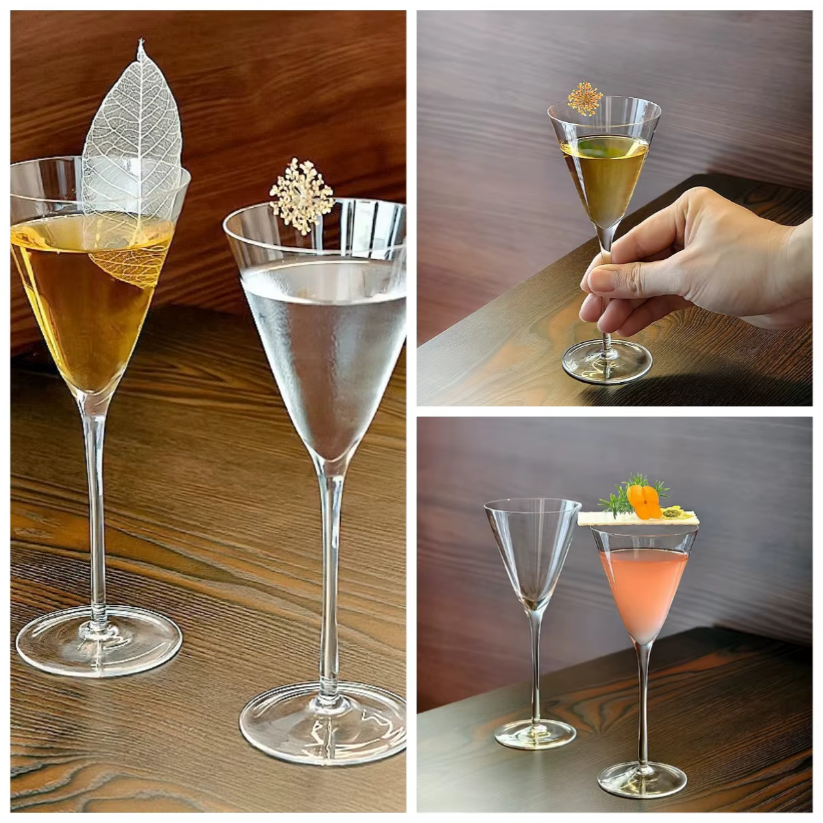 Verre à Martini Kimura de petite capacité, verre à cocktail de haute qualité, verre à Martini de style japonais, boutique