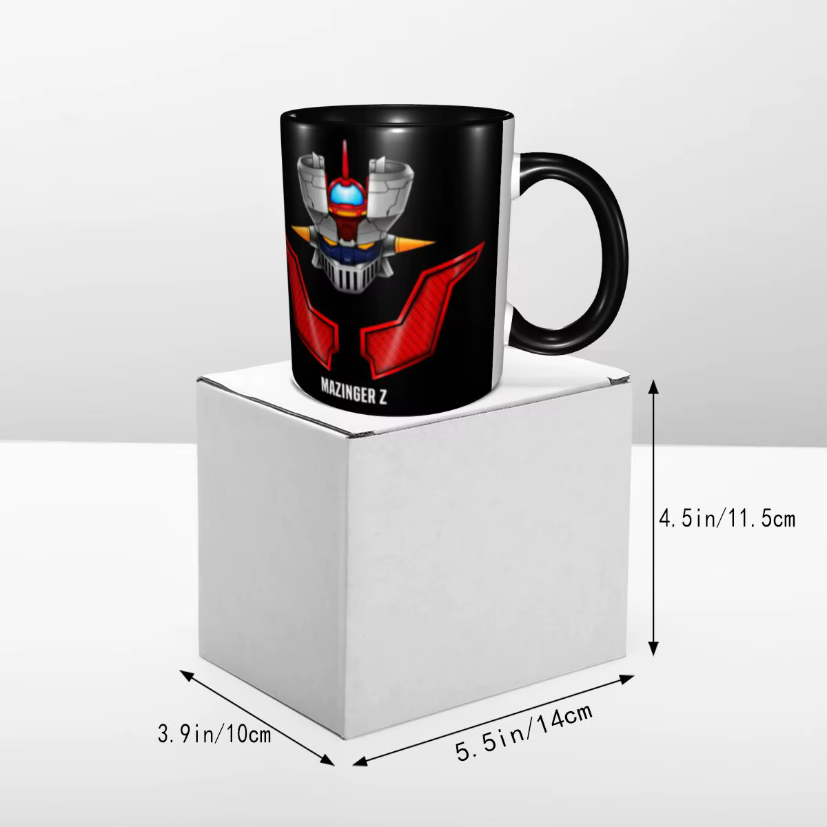 Mazinger Z Anime UFO Robot tasse à café bricolage personnalisé en céramique thé lait