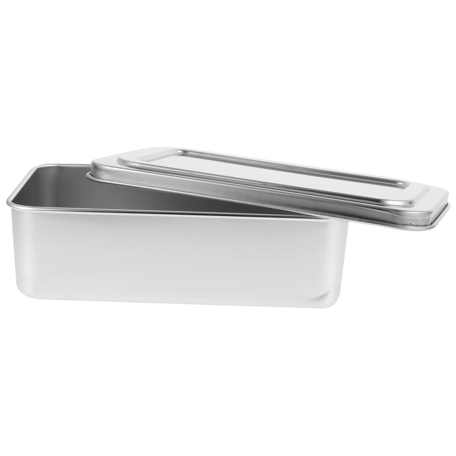 Plateau de cuisson rectangulaire en acier inoxydable