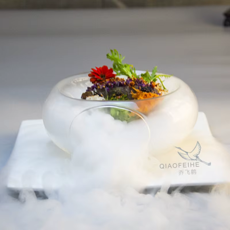 Bols à salade en verre à haute teneur en borosilicate