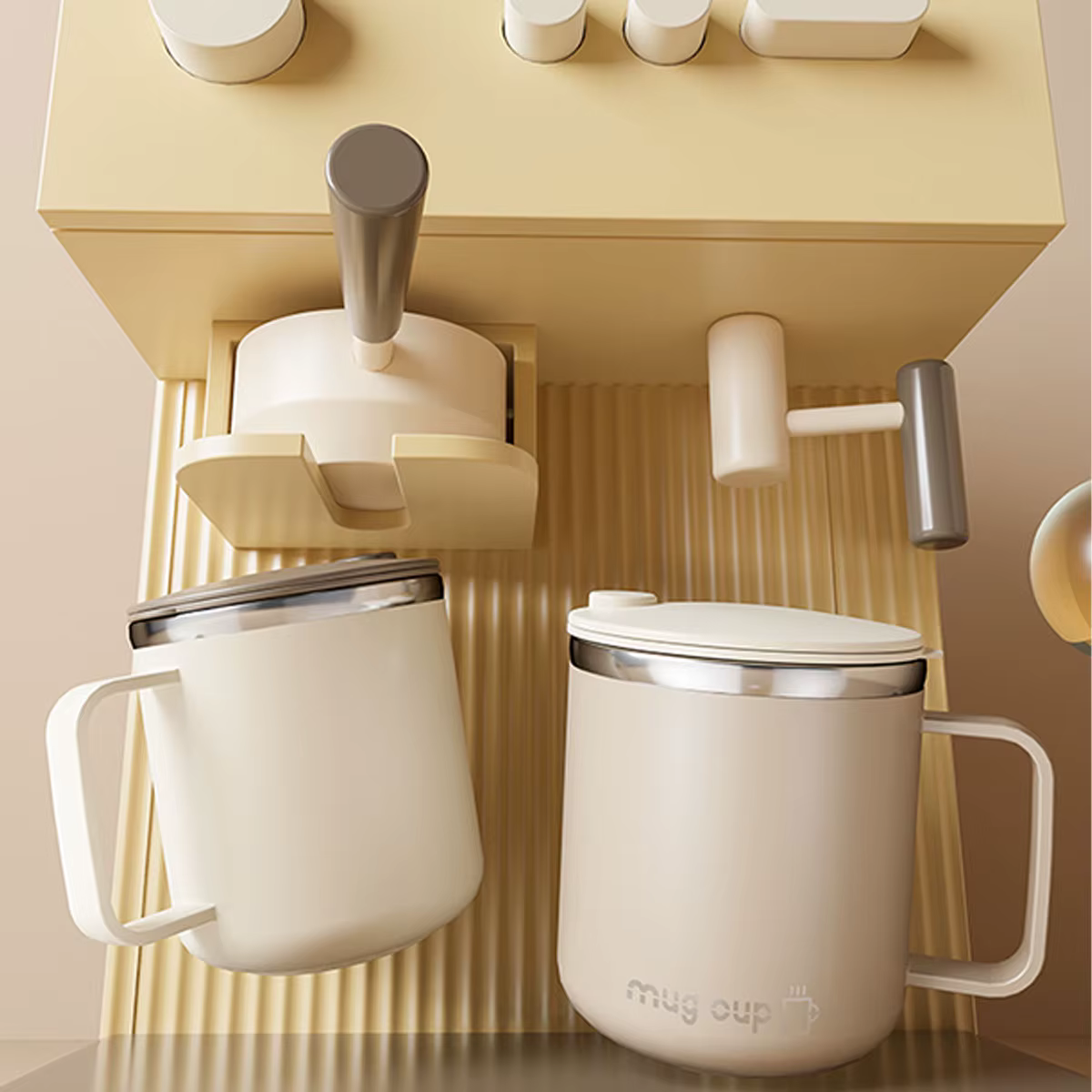 Tasse à café isolée de 400ML avec couvercle