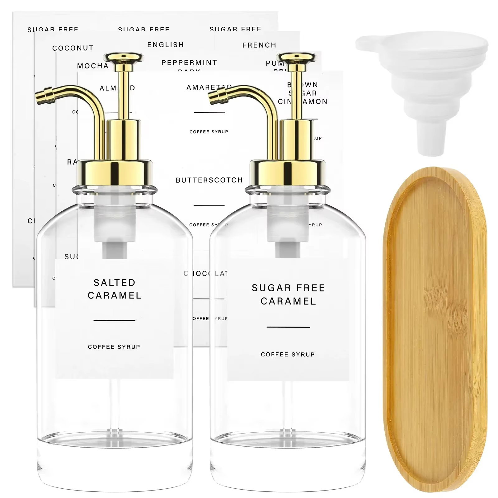 Ensemble distributeur de sirop de café