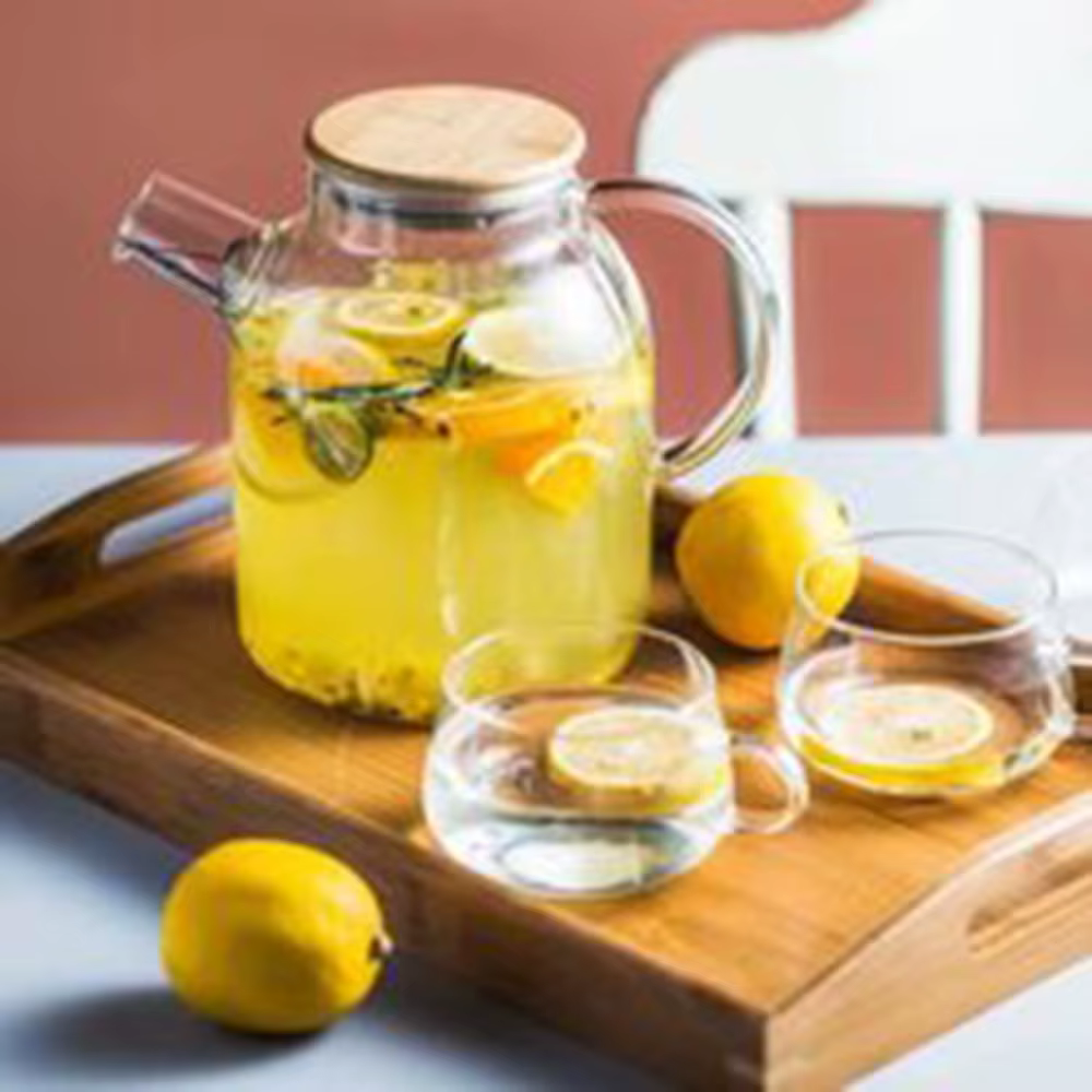 Théière en verre Borosilicate Transparent résistant à la chaleur
