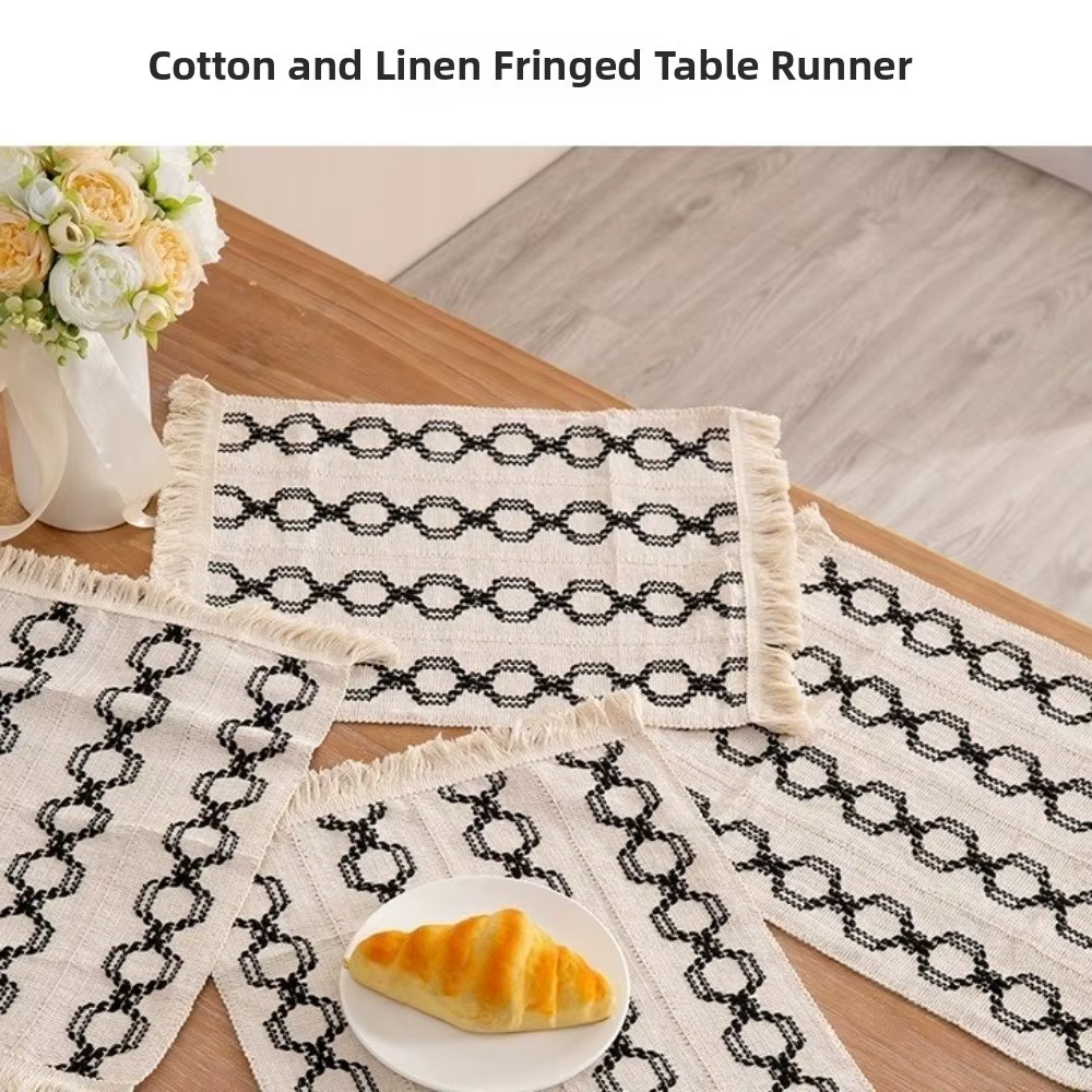 Napperons modernes en lin et coton