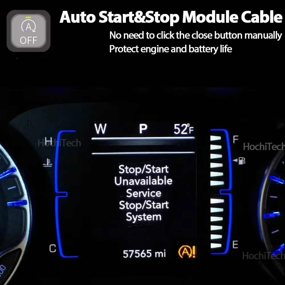 Pour Ford F-150 F150 Raptor F-Series 2015-2020 : Dispositif de désactivation du système de démarrage/arrêt automatique du moteur avec capteur de contrôle et prise – Annule l'arrêt